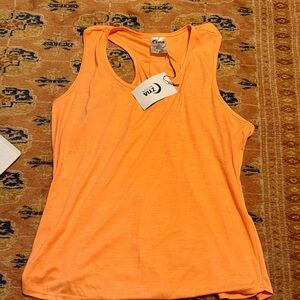 ZYIA Women's Orange Tank Top NWT